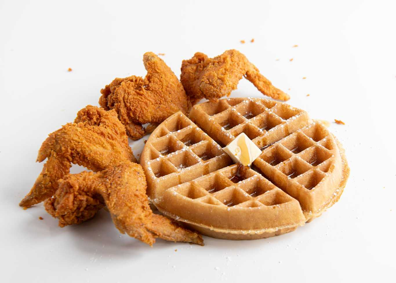 Waffle & 4 Wings